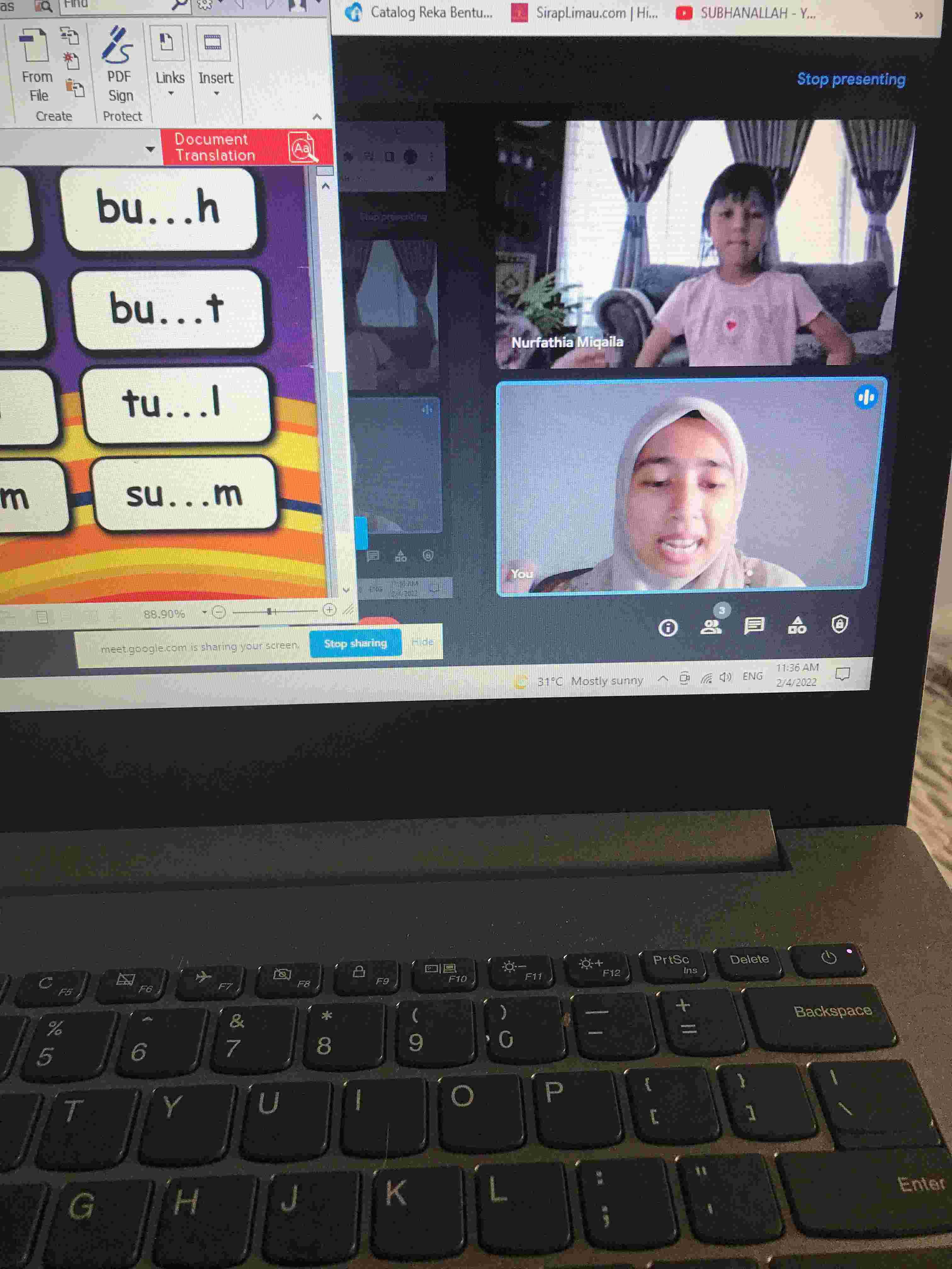 Sesi kelas Akademi Cikgu Niza